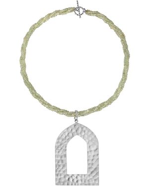 Sheida Farrokhi Simin Necklace -Sterling - Metallic