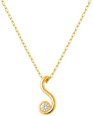 Lily Flo Jewellery The Shape Of Momentum Diamond Necklace - Metallic