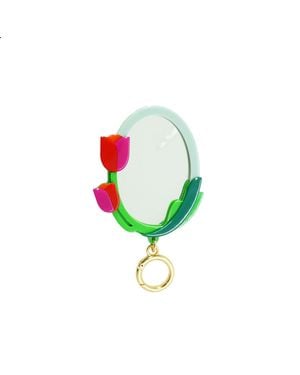 Gissa Bicalho Handmade Acrylic Mirror Of Bag Tulip Naytre - Green