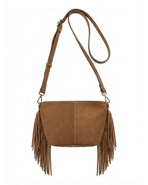 Nooki Design Neutrals Kingston Tassle Cross Body Bag - Brown