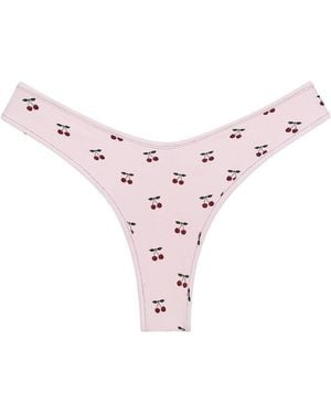 Montce Cherries Lulu Bikini Bottom - Pink