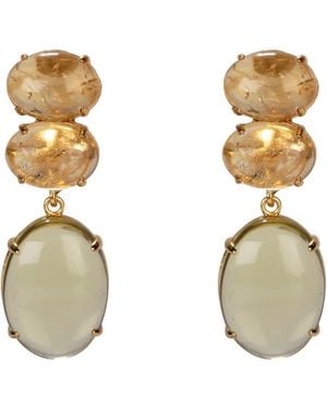 Bounkit Terra Earrings Pierced - Metallic