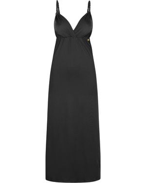 Chic by Lirette Maxi Jurk Natural - Black
