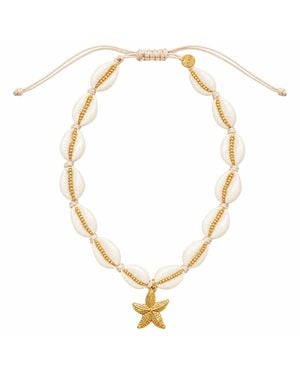 Lalinde Sand Star Choker - Metallic