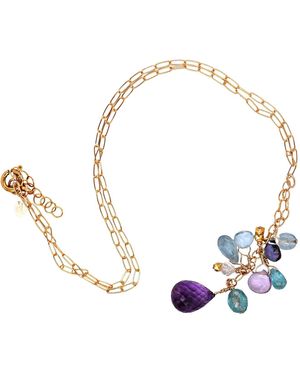 Lori Kaplan Design Colourblock Dangly Necklace - Metallic