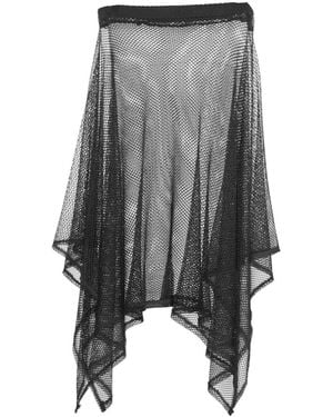 Laura Daili Shadow Layer Mesh Skirt - Grey
