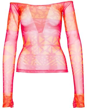 Ofuure Anu Off-Shoulder Top - Pink