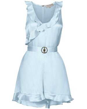 Anse Victorin Amélie Silk Jumpsuit - Blue