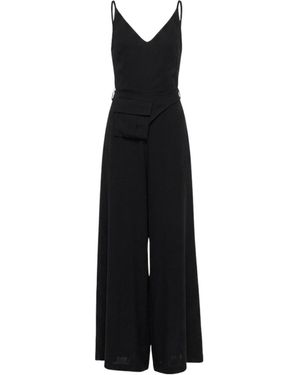 Mirimalist Onyx Loose Jumpsuit - Black