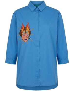 King Naked Meanwhile Shirt - Blue