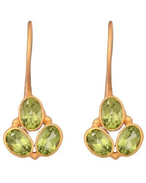 Opium Jewels Suri Earrings - Green