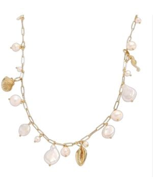 Oceanus Prism Necklace - Metallic