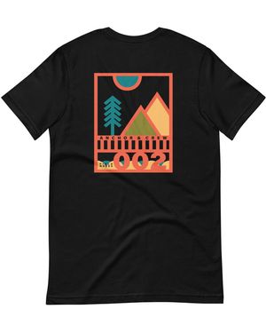 Anchor and Crew Two Field Notes Organic Cotton T-Shirt - Black