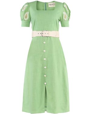 Transcend Paisley Dress - Green