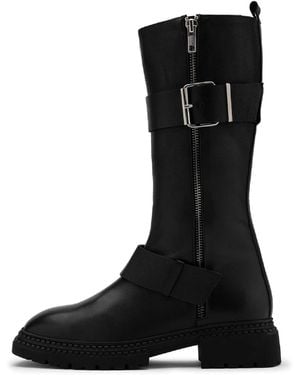 Ilvi Klod Leather High Boot - Black
