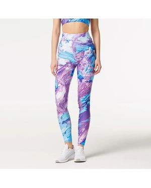 Aloha From Deer Azure Fantasy Highwaist Leggings - Blue