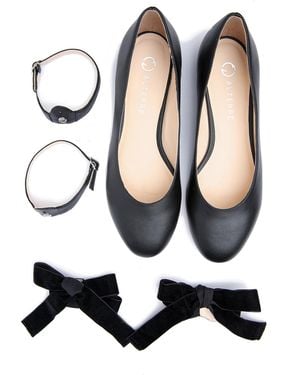Alterre Customizable Ballet Flats - Black