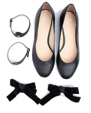 Alterre Customizable Ballet Flats - Black