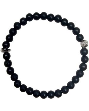 Farra Obsidian Flexible Bracelet - Black