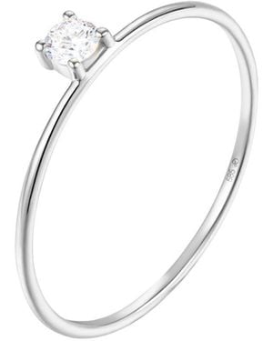 Dyamka Diamond Solitaire Ring - White