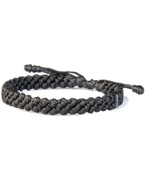 Harbour UK Bracelets Chunky Rope Bracelet – Handmade Bold Design - Black