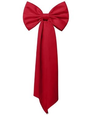 Tia Dorraine Statement Bow Belt - Red
