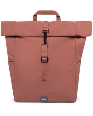 Lefrik Roll Mini Backpack Bronze - Pink