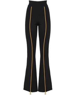 ANTONINIAS Zipnisa Elegant Pants With Zip In - Black