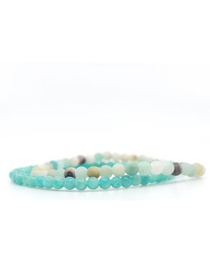 Shar Oke Amazonite Beaded Bracelet - Green