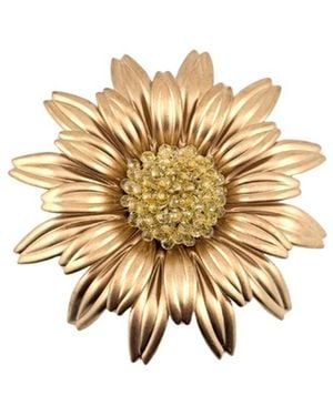 Stephanie Browne Australia The Luna Brooch - Metallic