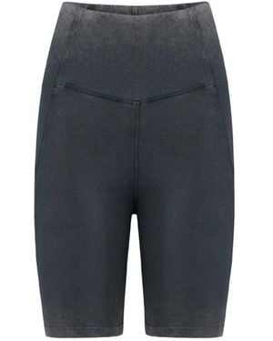 Pcfg Your Itch Acid Wash Biker Legging - Blue