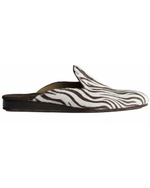 Mariano Shoes Pony Slipper - Black