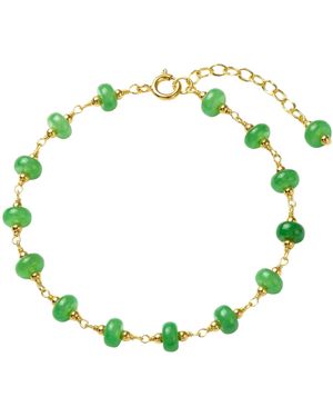 seree Jillian Jade Beaded Bracelet - Blue
