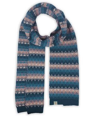 Otto & Spike Neutrals Scarves - Blue