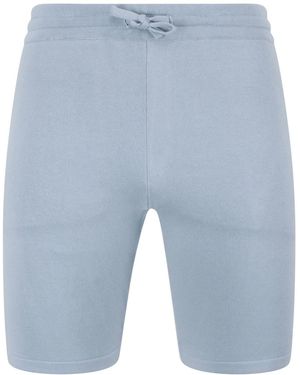 Paul James Knitwear Midweight Allessio Cotton Knitted Shorts - Blue