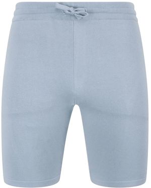 Paul James Knitwear Midweight Allessio Cotton Knitted Shorts - Blue