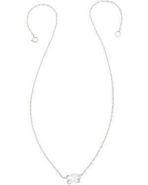 Heather Hawkins Jewelry Herkimer Diamond Necklace - White