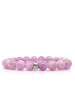 Shar Oke Kunzite & Sterling Bracelet - Pink