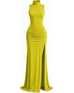 Maison De Gala Isadora Lime Gown - Yellow