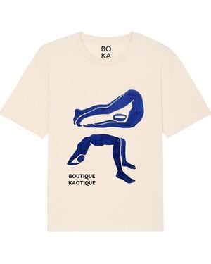 Boutique Kaotique Strike A Pose Organic Cotton Tee - Blue