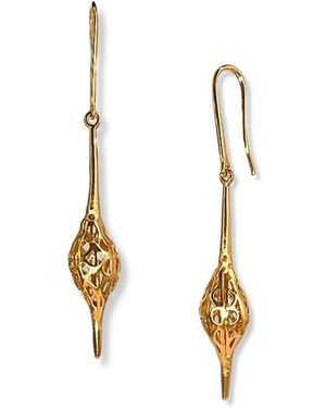Jaredjamin Jeannie Drop Hook Earrings - Metallic