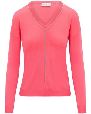 Farinaz Chain Sweater - Pink