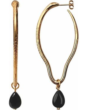 IN CAUDA VENENUM Aeterna Earrings - Metallic