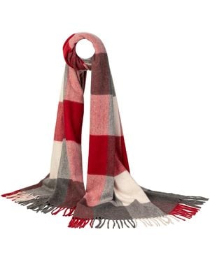Kinalba Callan Reiver Cashmere Stole - Red