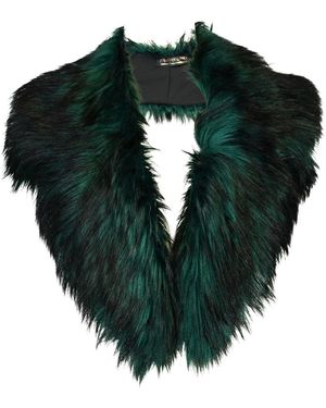Jennafer Grace Shadow Spruce Faux Fur Collar - Green