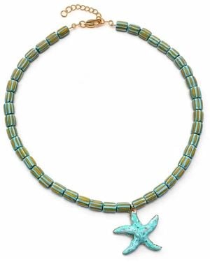 By Virgo Paros Necklace - Green