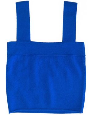 Zenzee Cashmere Bralette - Blue