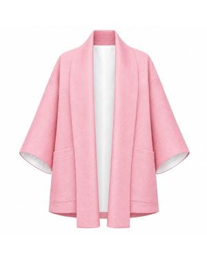 Lumina Eligma The Duality Linen Jacket - Pink