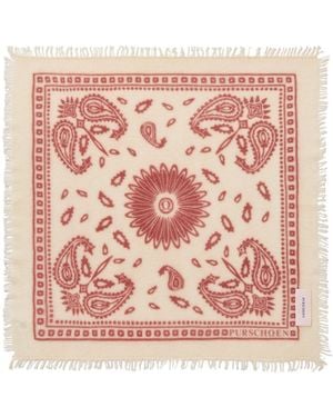 PUR SCHOEN Bandana Scarf-Rose Dark - Pink