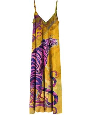 Aloha From Deer Whisper Of The Tiger Maxi Dress - Multicolour